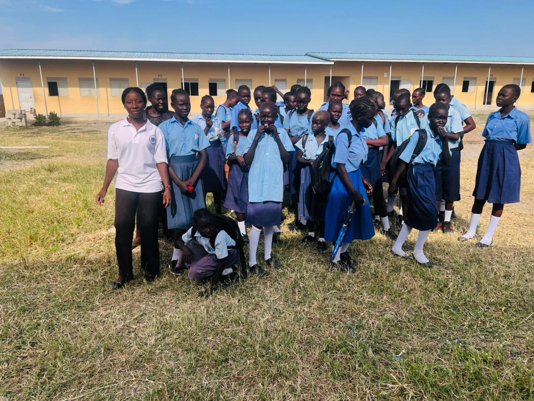 Young people participating in an AEF community activity